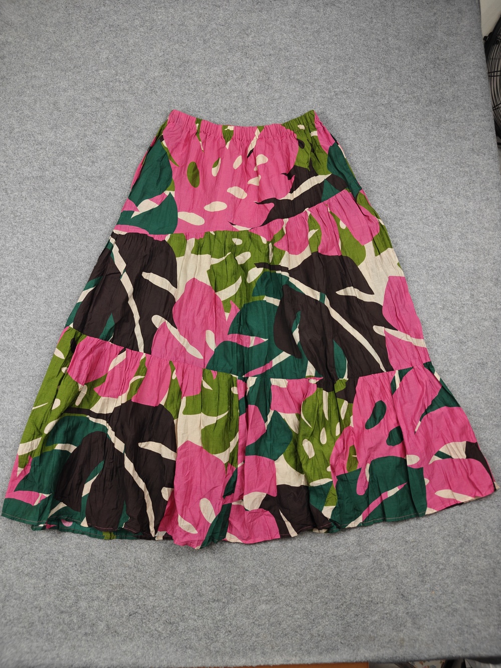 Velvet By Graham & Spencer Skirt Womens Small Pink Maxi Layered Floral